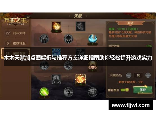 木木天赋加点图解析与推荐方案详细指南助你轻松提升游戏实力